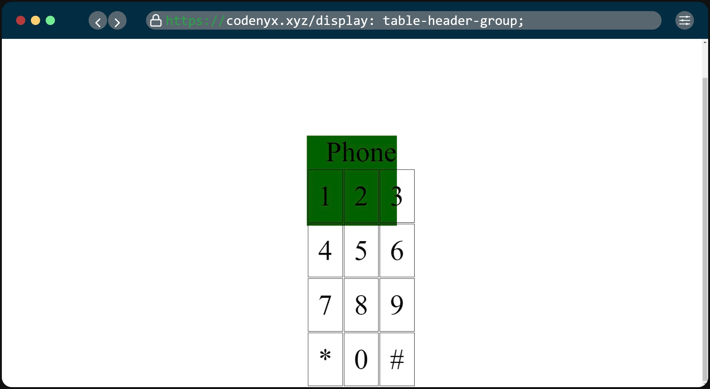 table-header-group image