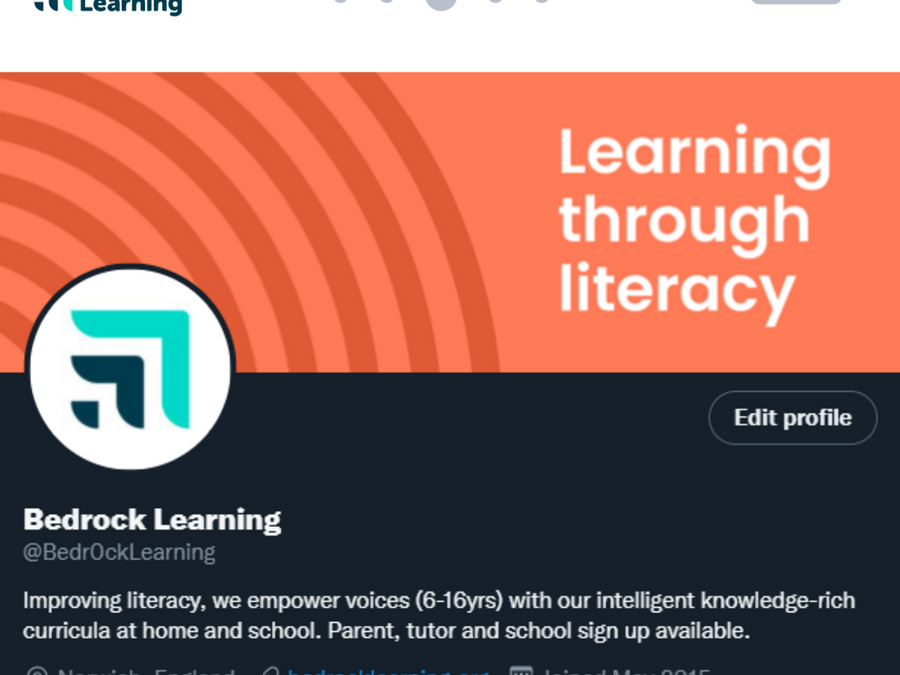 Bedrock Learning twitter page