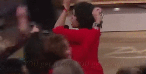Oprah Winfrey giving away cars