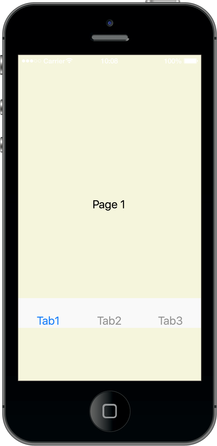 Corona SDK 的 TabBar 範例
