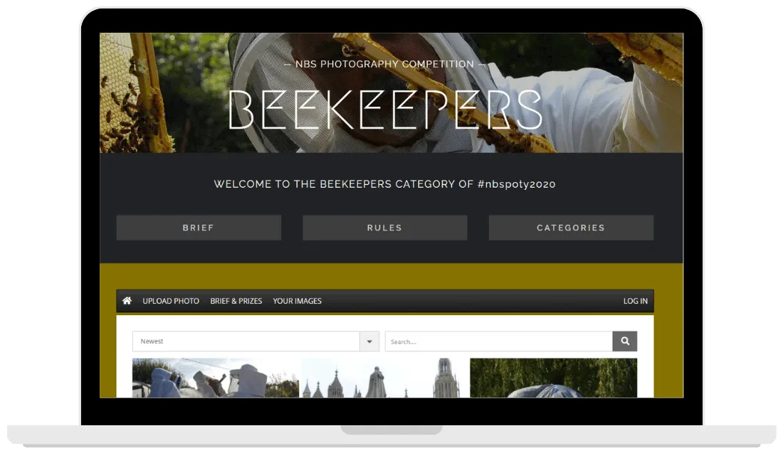 beekeeping portfolio screenshot 2 competition entries rhwebdesigns.co.uk
