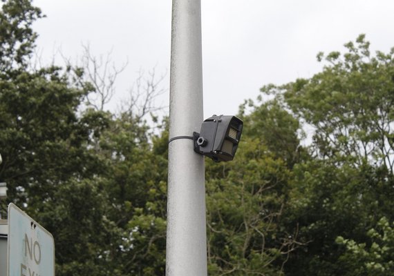 Battery Powered CCTV Camera on Pole