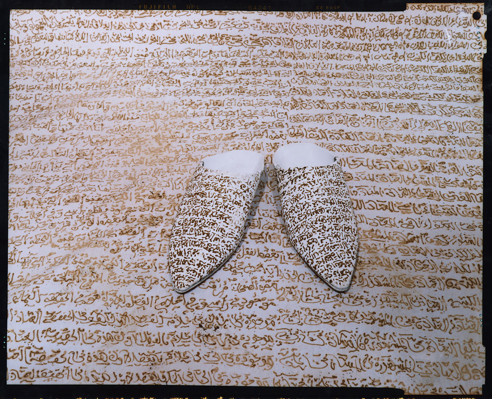 Lalla Essaydi, Apparel #3 (from Converging Territories series), 2003. Courtesy of Edwynn Houk Gallery, New York
