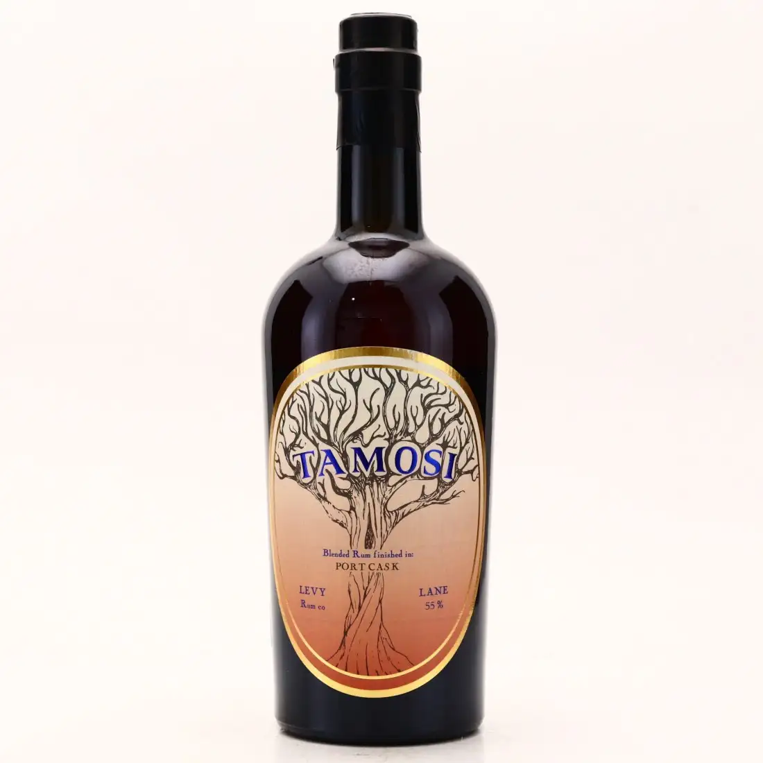 Image of the front of the bottle of the rum Tamosi Rum Port Cask
