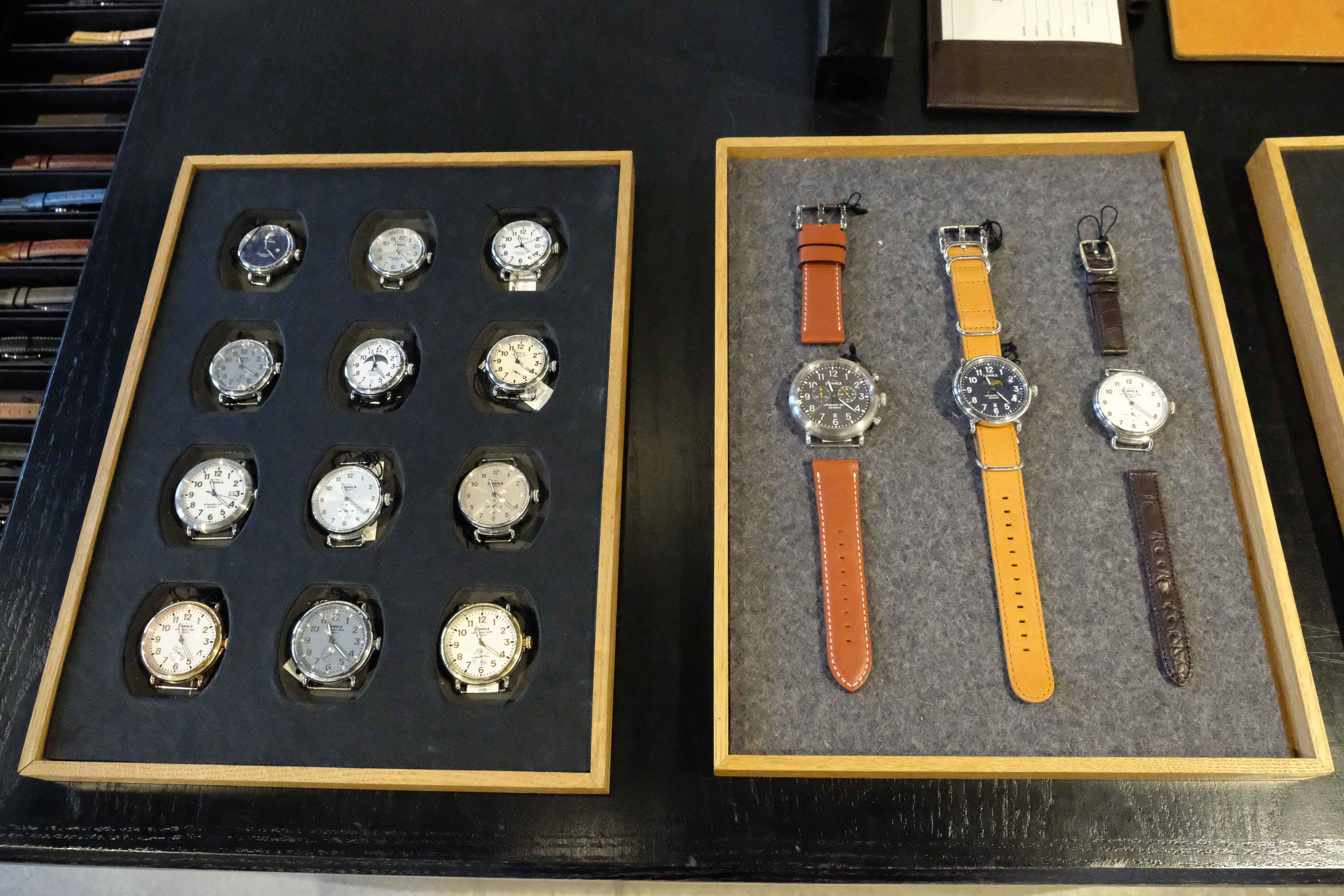 shinola custom watch selection