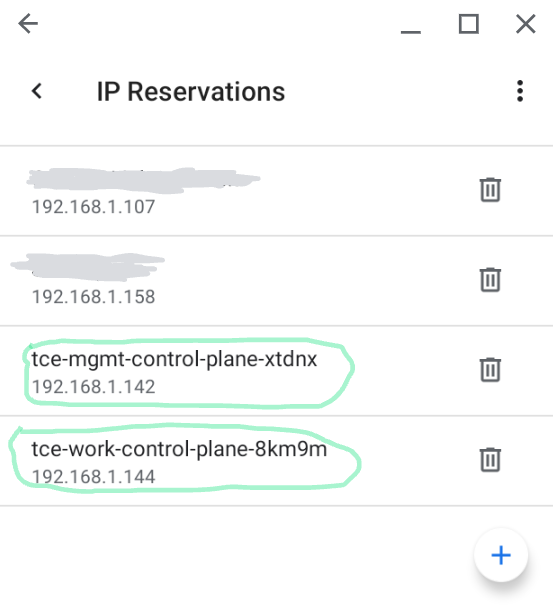 DHCP reservations on Google Wifi