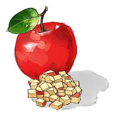 Illustration of an Apple and Apple cubes