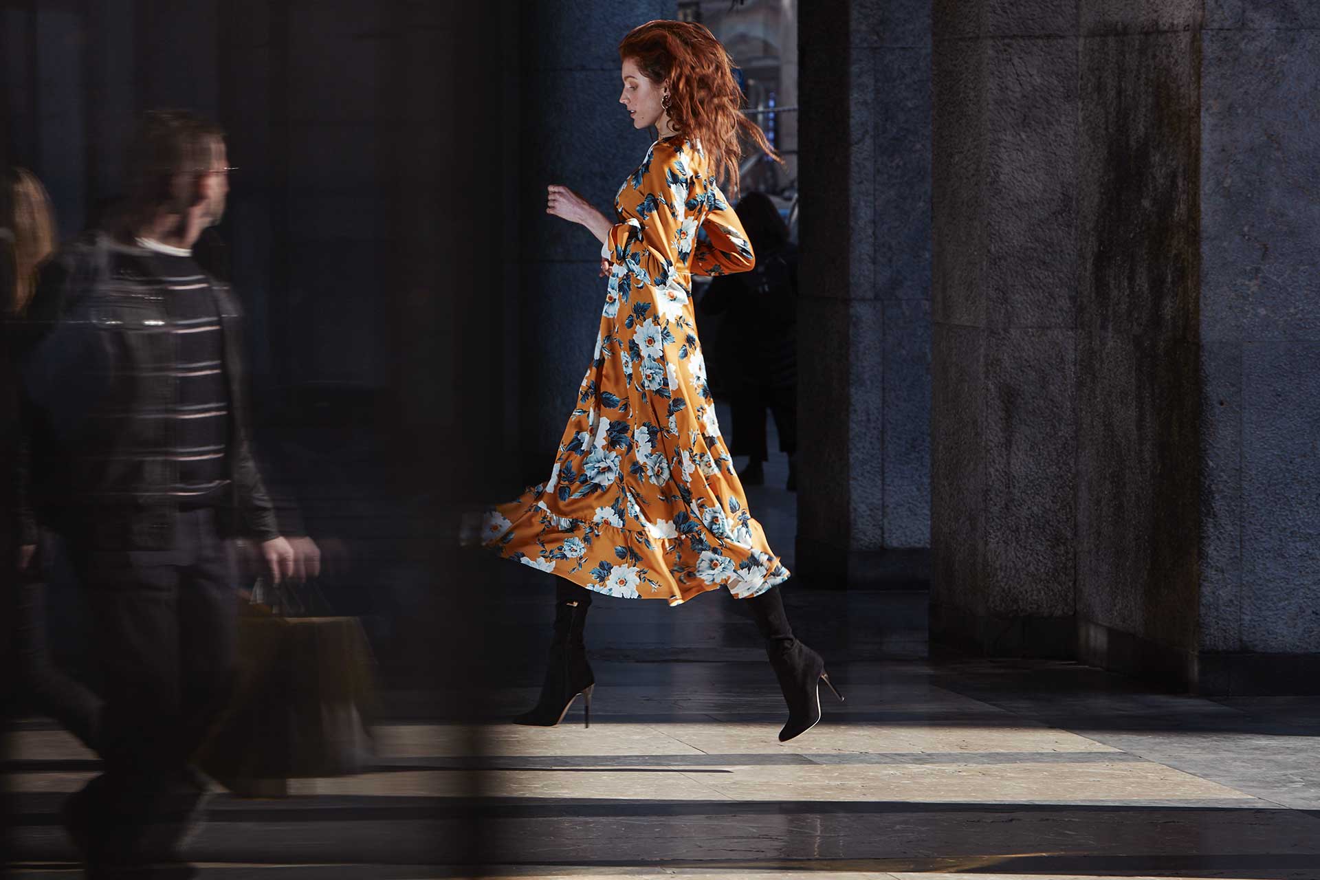 BLACK CORAL - cardigan Clelia e dress Jacqueline