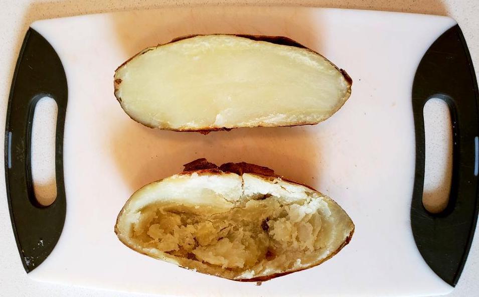 Hollow potato skins