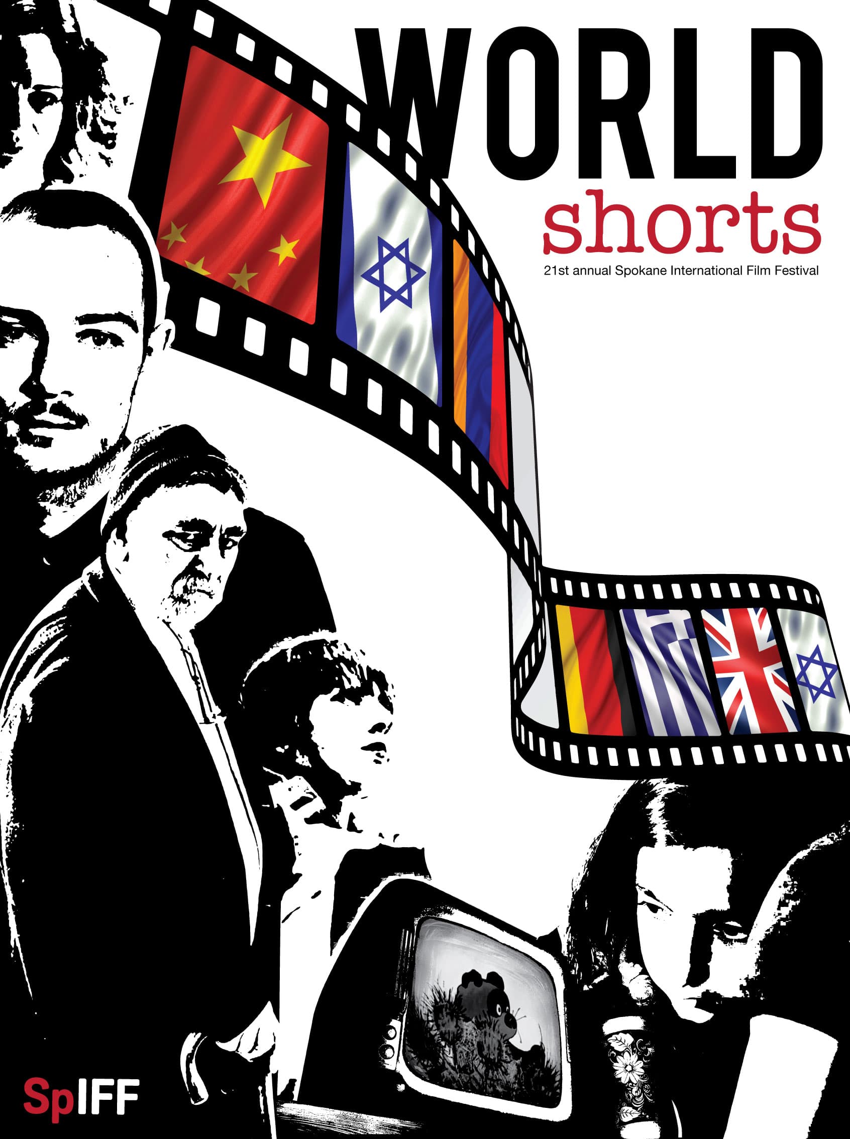Spiff World Shorts poster by Kallie Khademi.