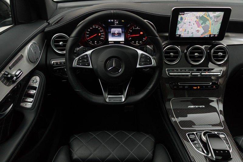 Mercedes-Benz GLC GLC63s AMG 510pk 4Matic+ Panoramadak Luchtvering Nightpakket DistronicPlus DesignoSportleder+Memory ComandOnline Burmester Carbon AmbientLight Full-Led 21"  360Camera Parktronic Pdc afbeelding 3