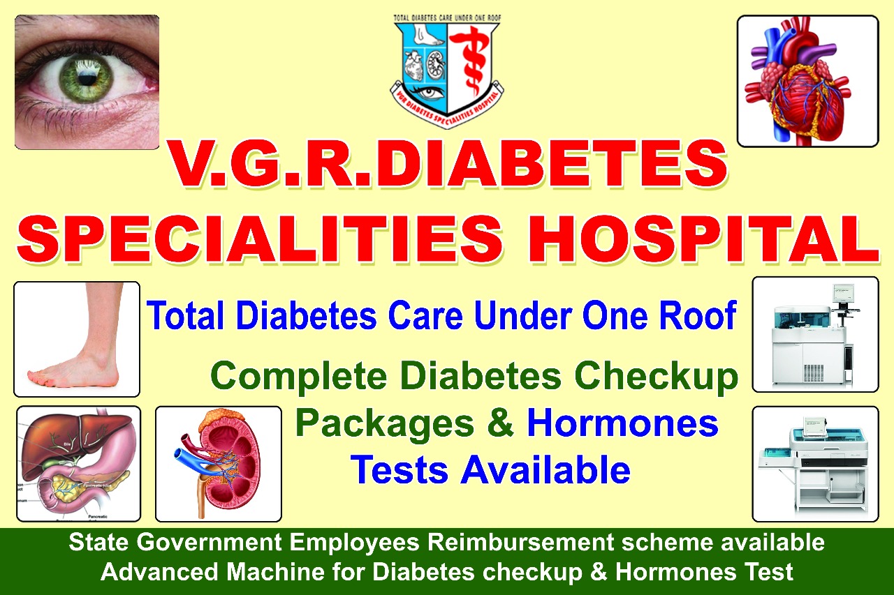Top Diabetic hospital in Vijayawada with best Diabetology treatments