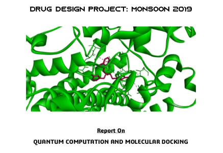 Drug Design Project on Quantum Computation and Molecular Docking