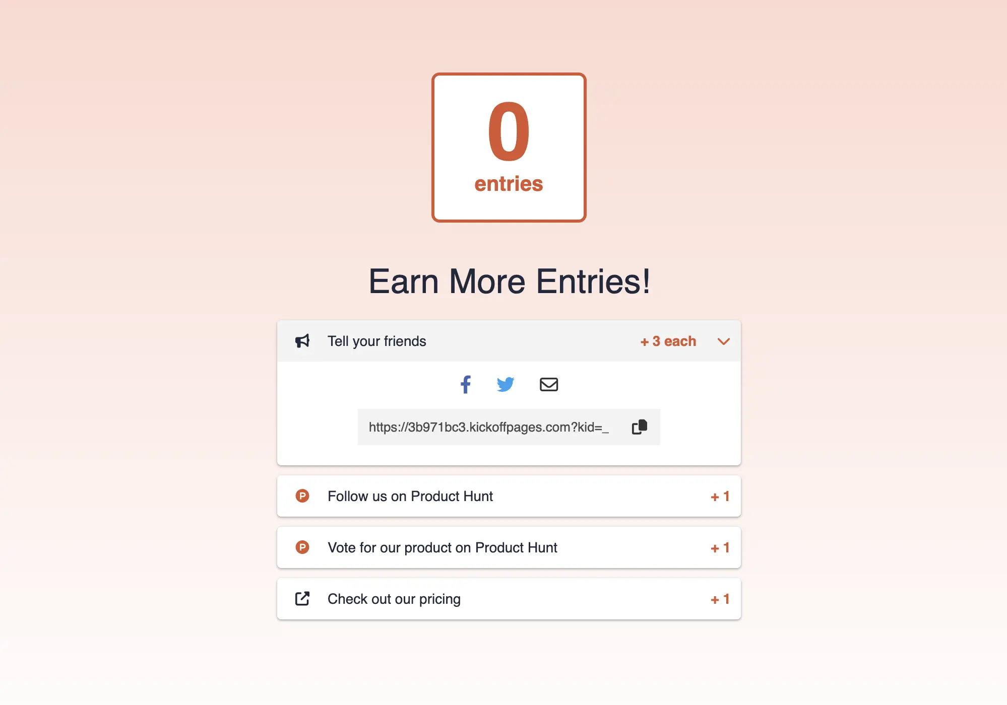 Product Hunt actions