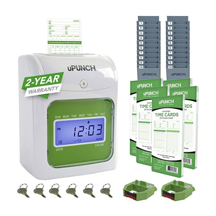 HN3500 Non-Calculating Time Clock Bundle