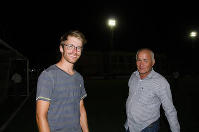 Auf dem Fussballfeld