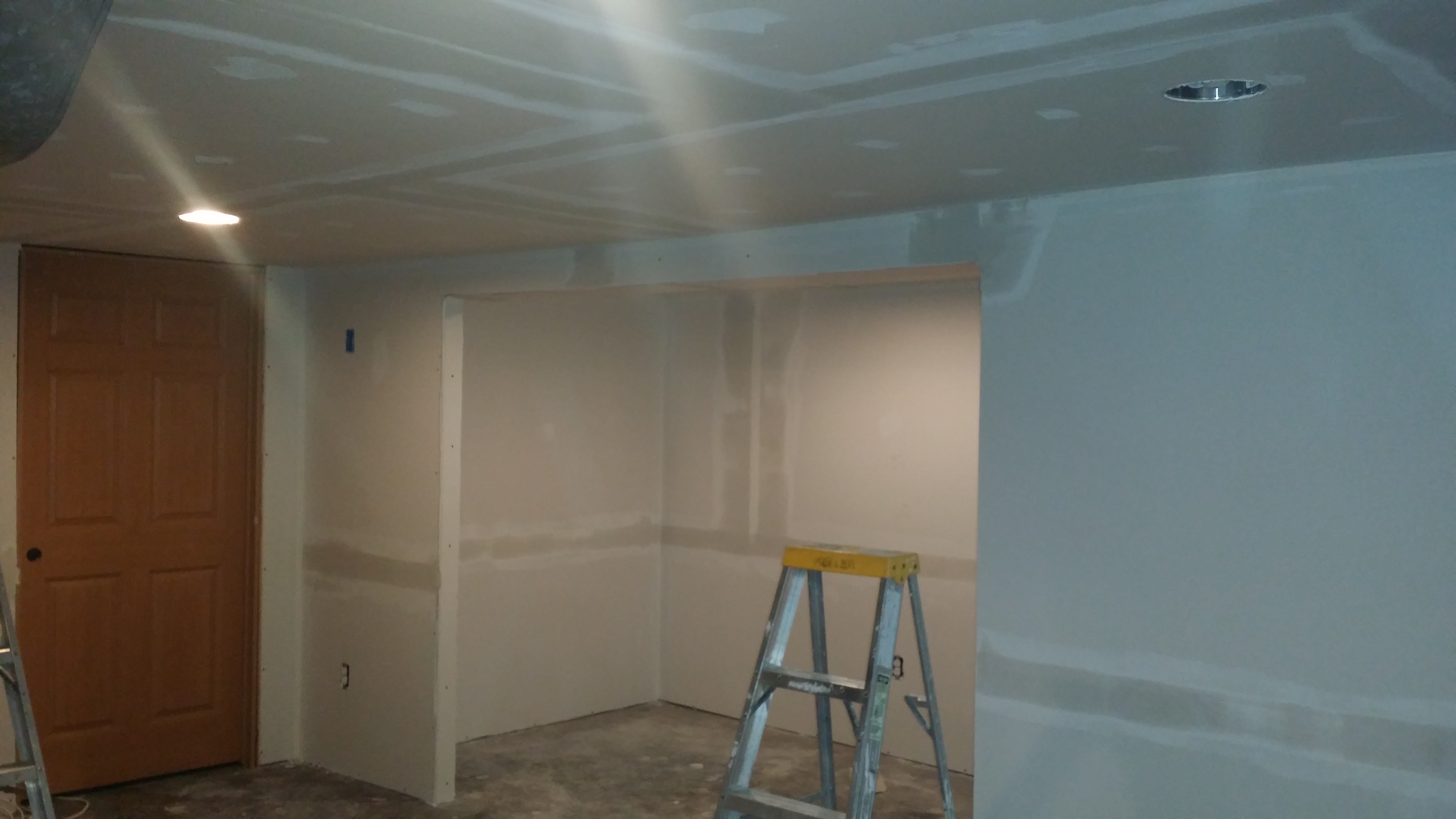 enlarged photo of custom made closet shelving painted white