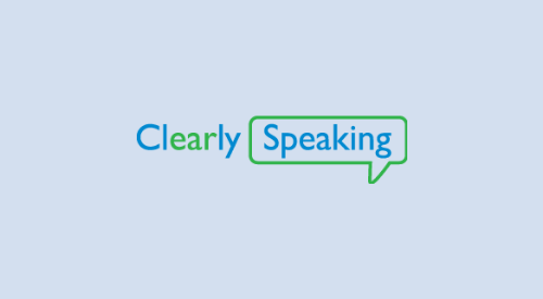 Logo for Clearly Speaking NH