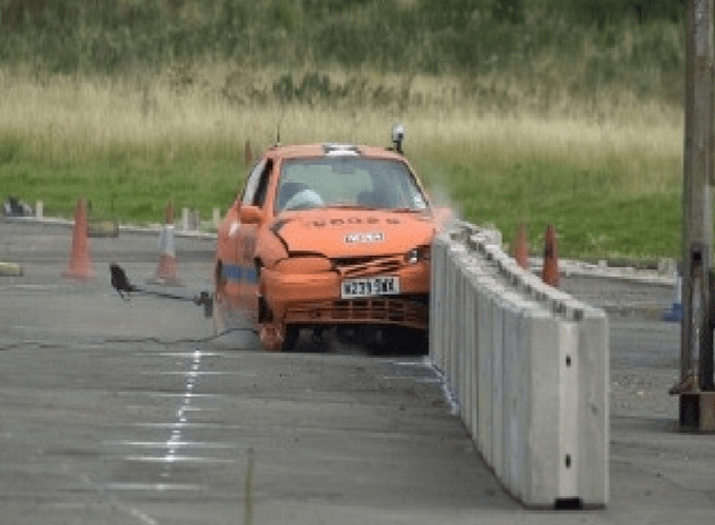 Crash Tested Road Barrier