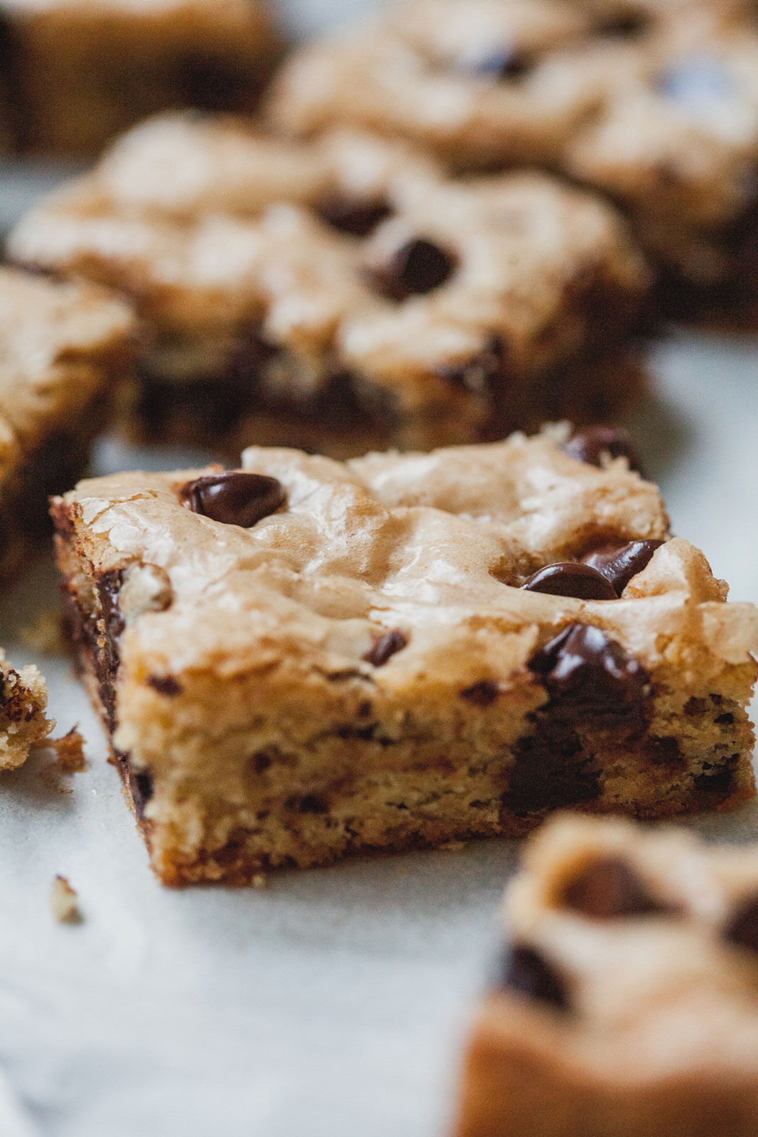 Brown Butter Earl Grey Chocolate Chip Cookie Bars