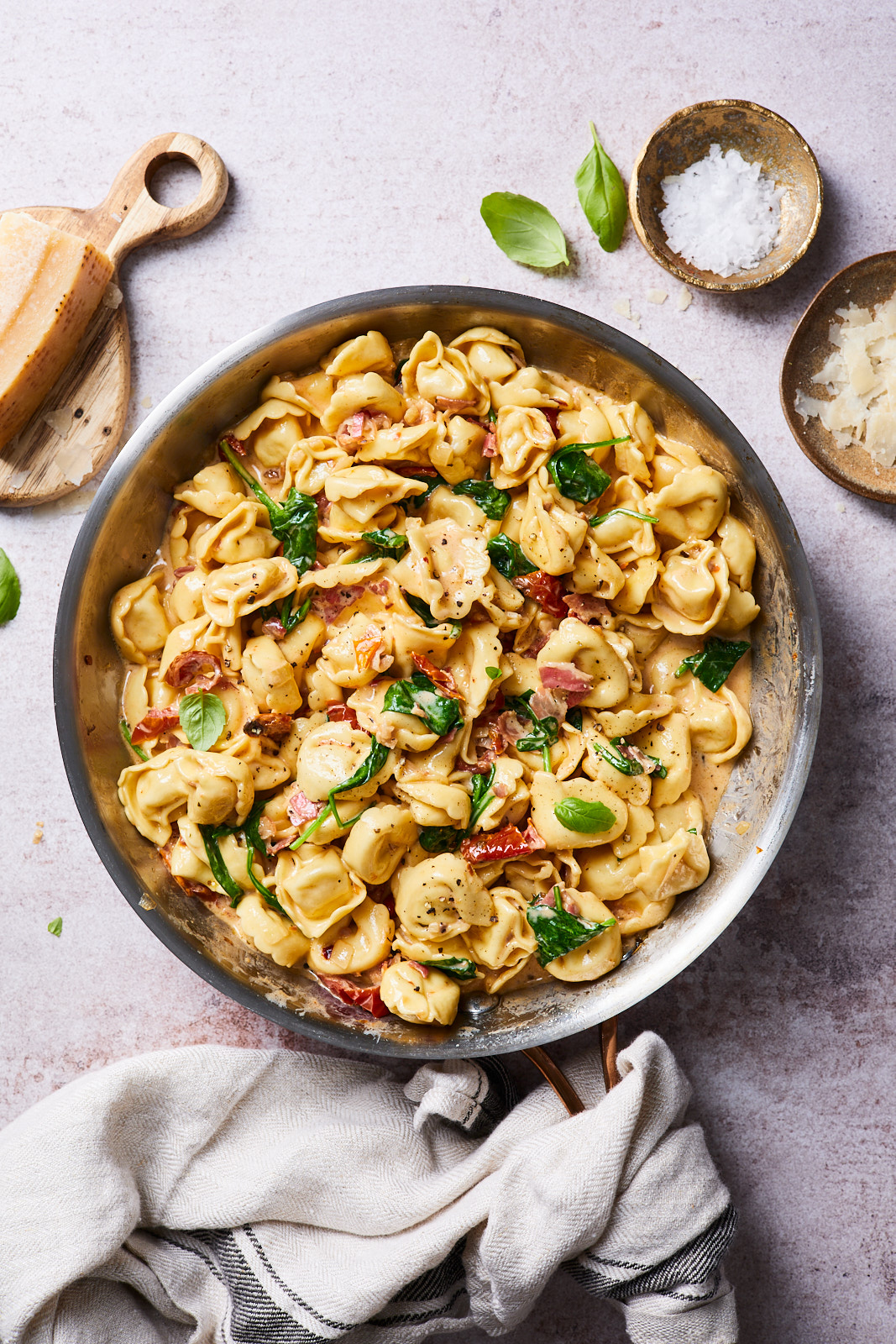 Creamy Tuscan Tortellini Olive And Mango