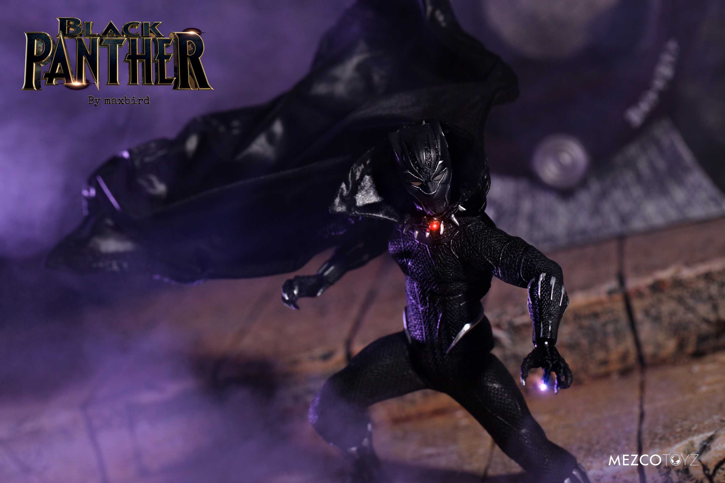 Black Panther With Cloak