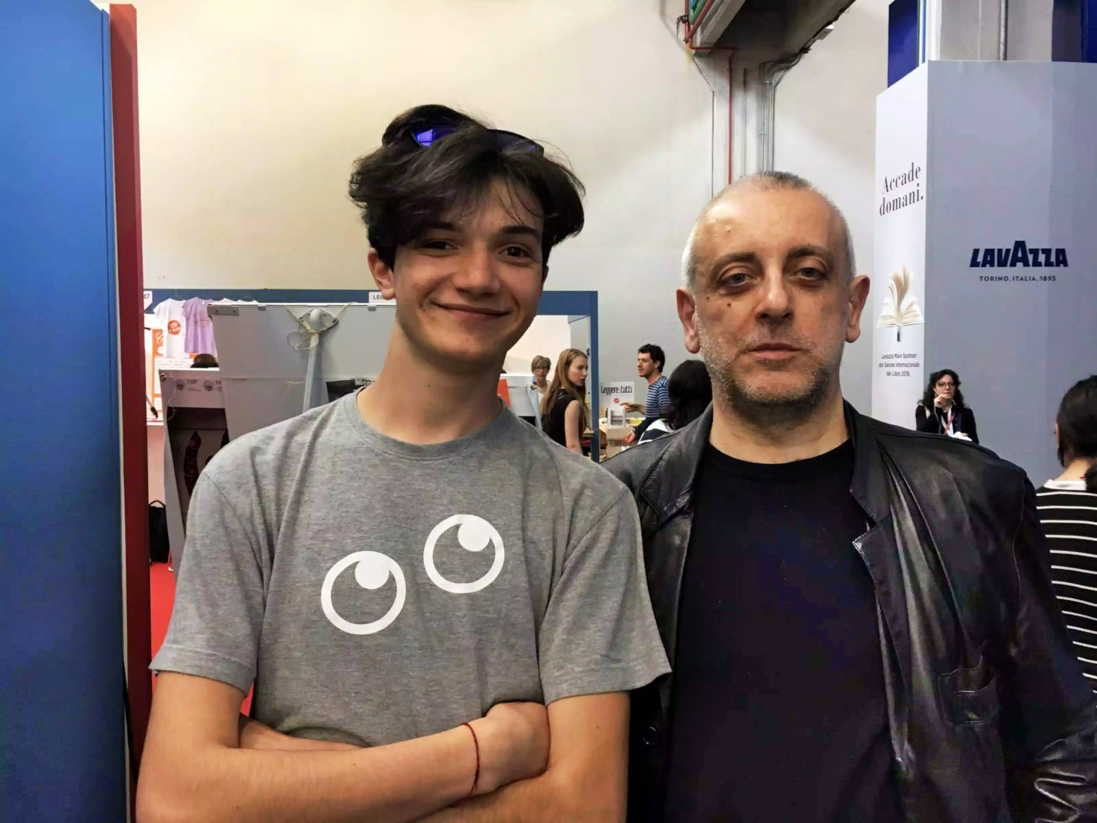 una foto di me con Giuseppe Montesano