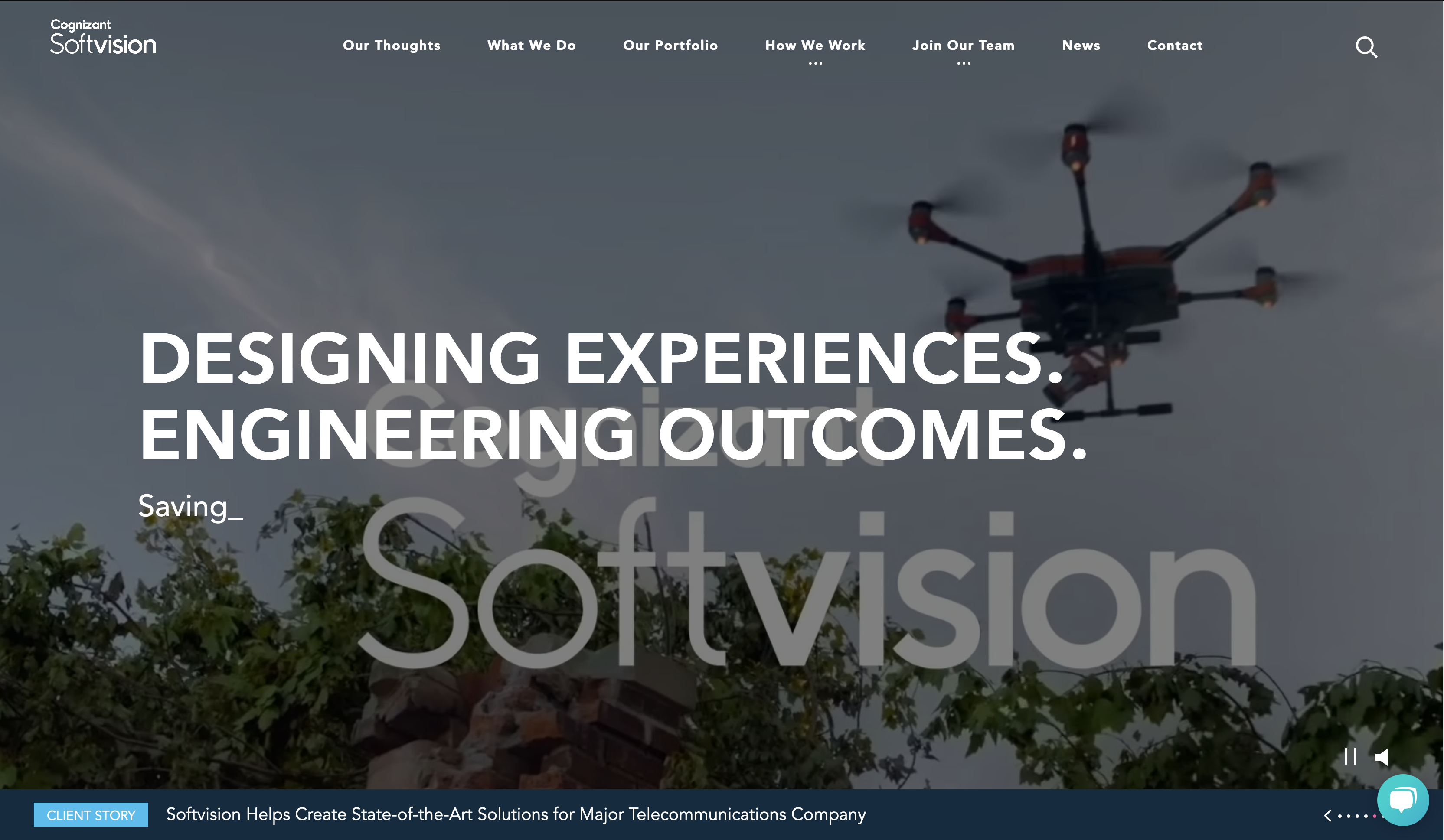 Softvision website homepage