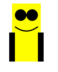 ChatGPT drawing a yellow smiley face with arms