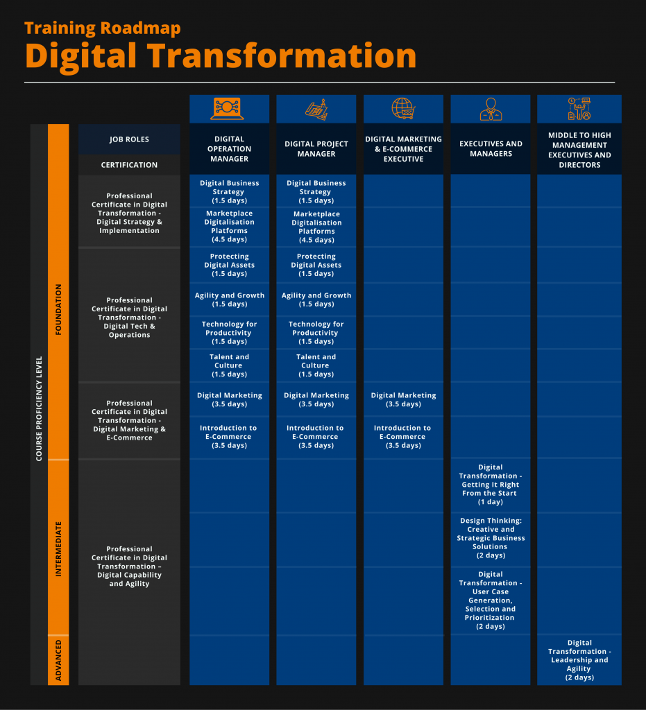 Training Roadmap for Digital Transformation