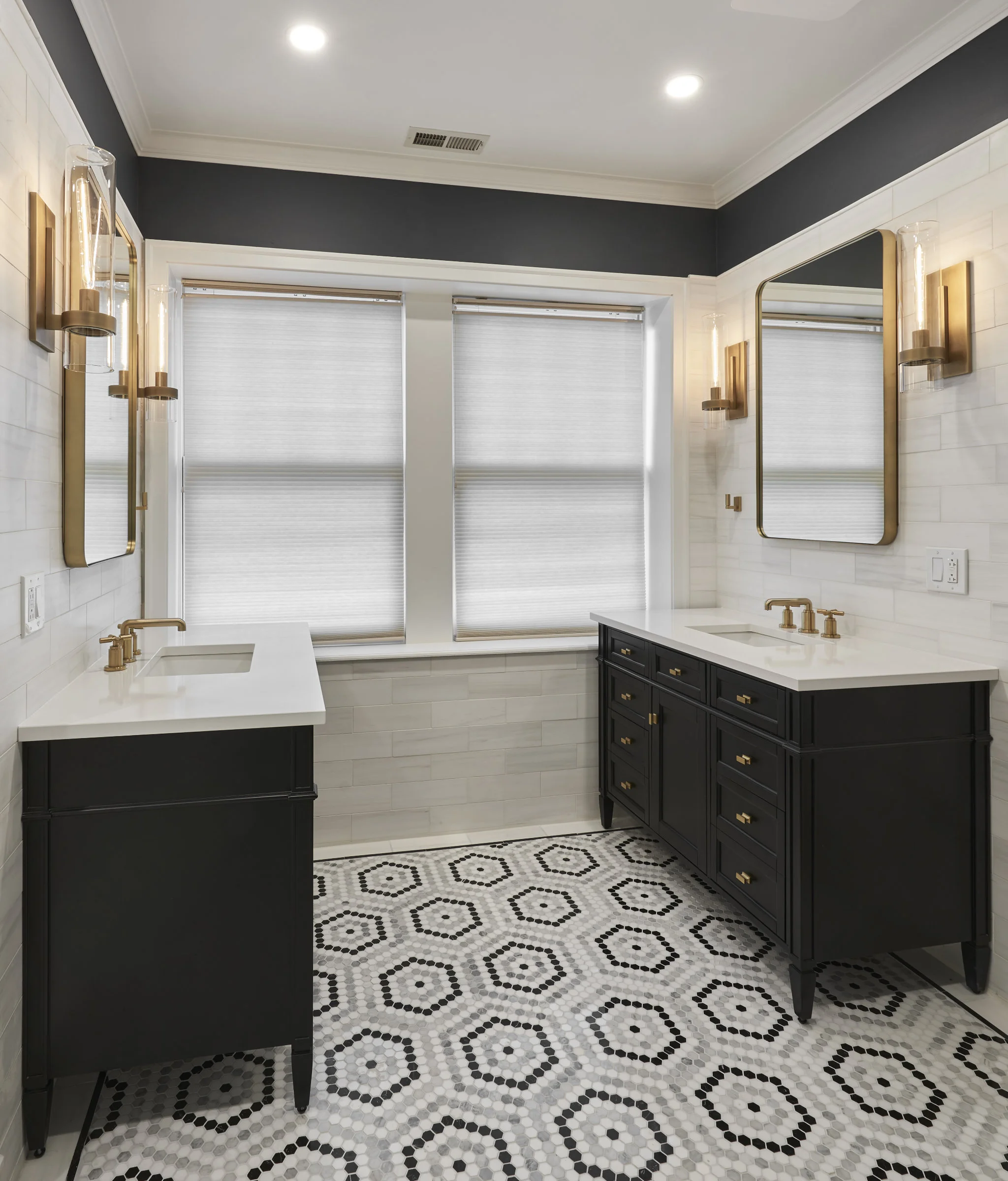 Chandler, AZ master bathroom - Mosaic Hex Tile