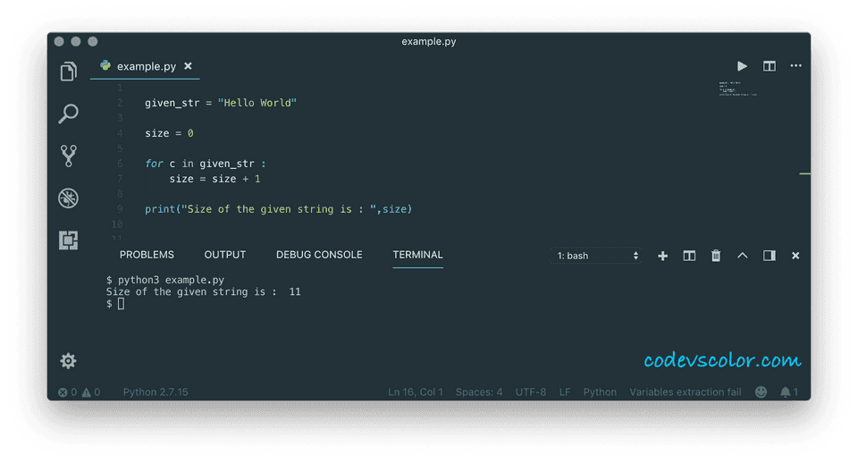 how-to-find-the-length-of-a-string-in-python-codevscolor