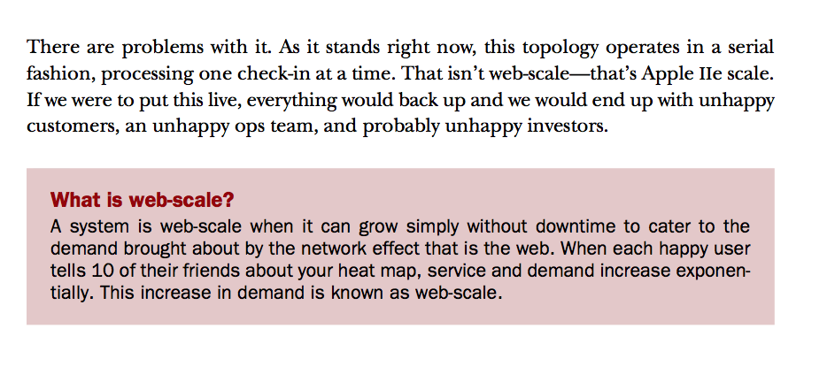 Definition of web-scale from Storm Applied