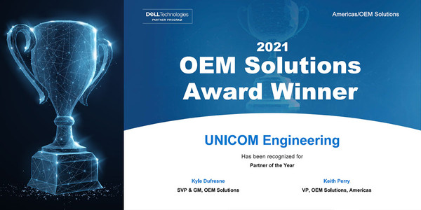 Titanium OEM partner UNICOM Engineering honored with Dell Technologies OEM Solutions Partner Award