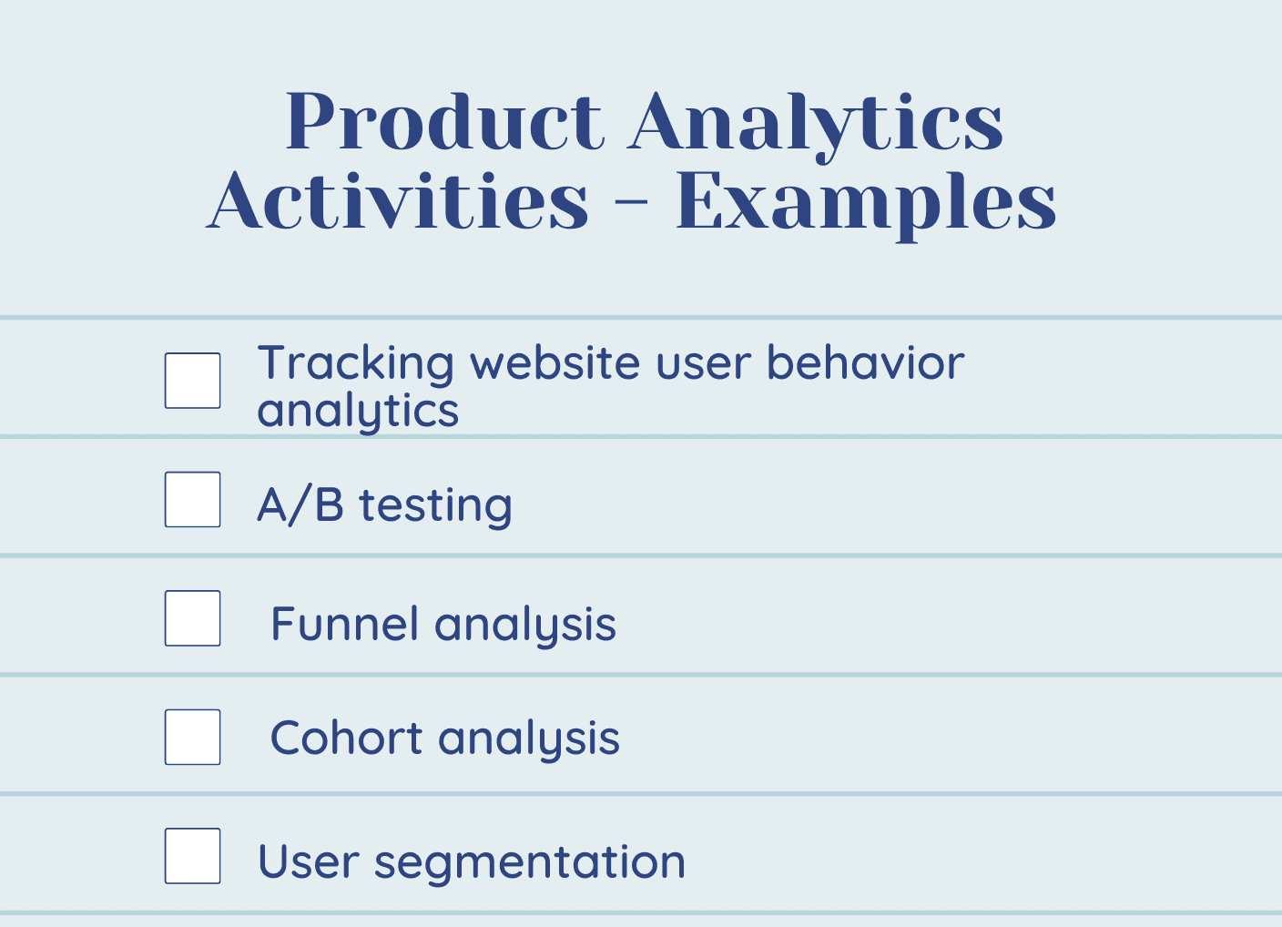 Product Analytics Examples