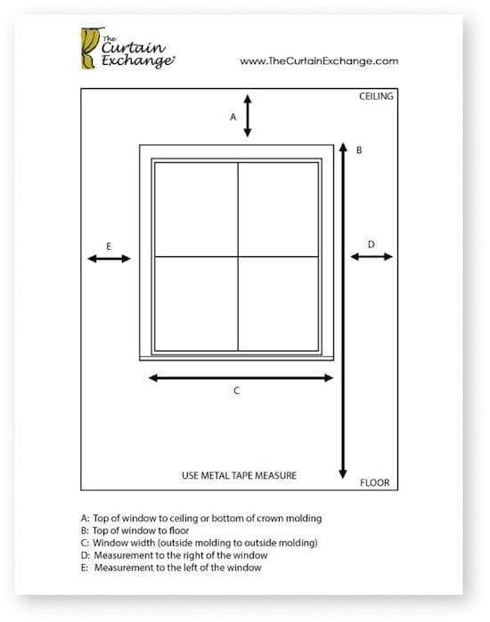 How To Measure Curtains | The Curtain Exchange