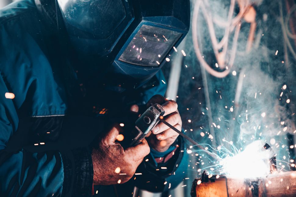 American steel worker; Photo credit:Christopher Burns A Labor of Love