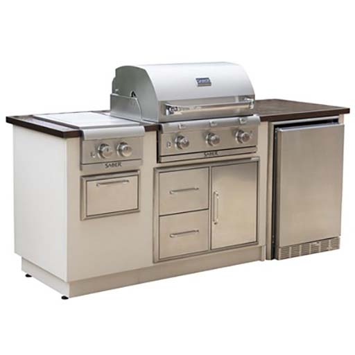 BBQ Saber EZ Cuisine Extérieure - Série R, Argent