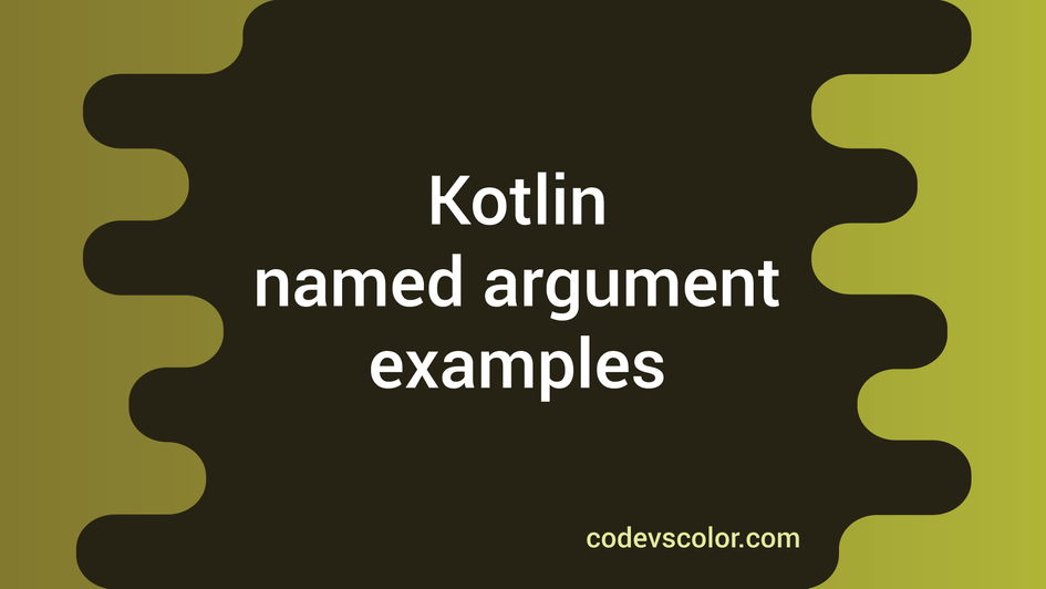 any kotlin example