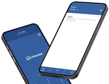 Cellphone showing the Litecoin Wallet Application