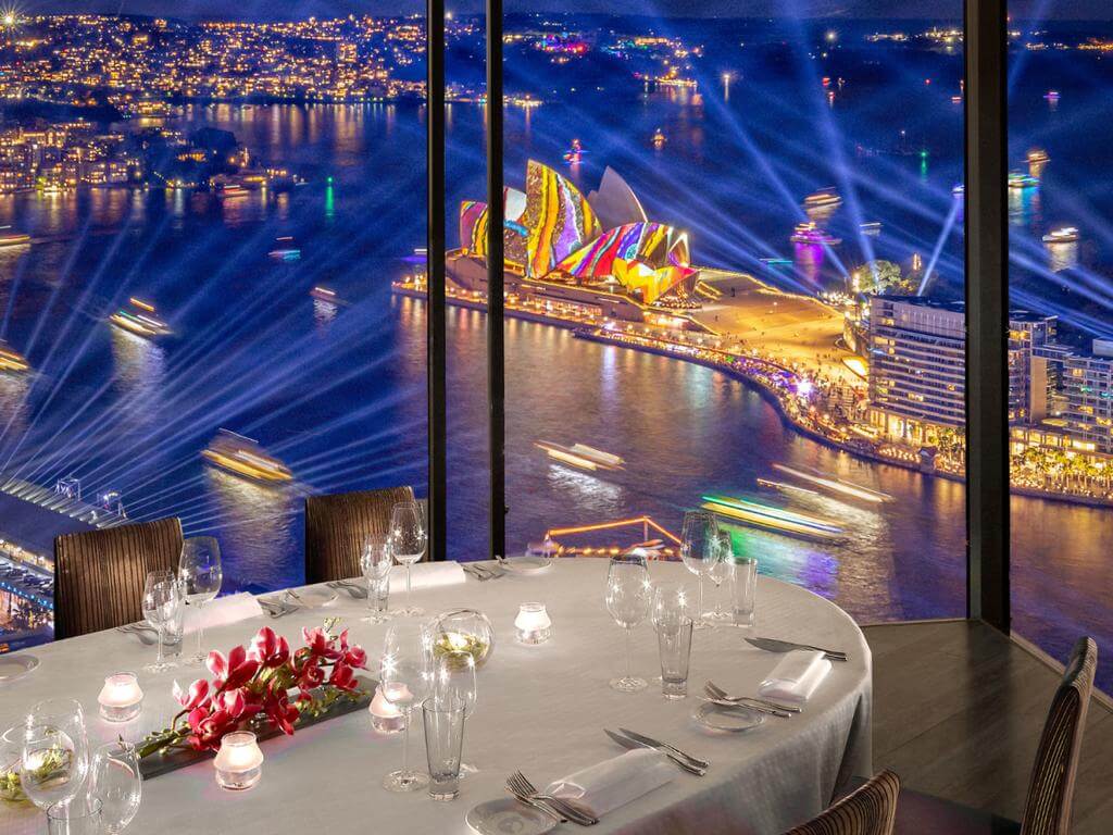 Vivid Sydney Dinner at Altitude, Shangri-La Sydney 2023 | UpNext