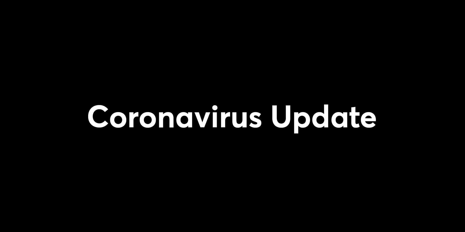 Template titled "Coronavirus Update".