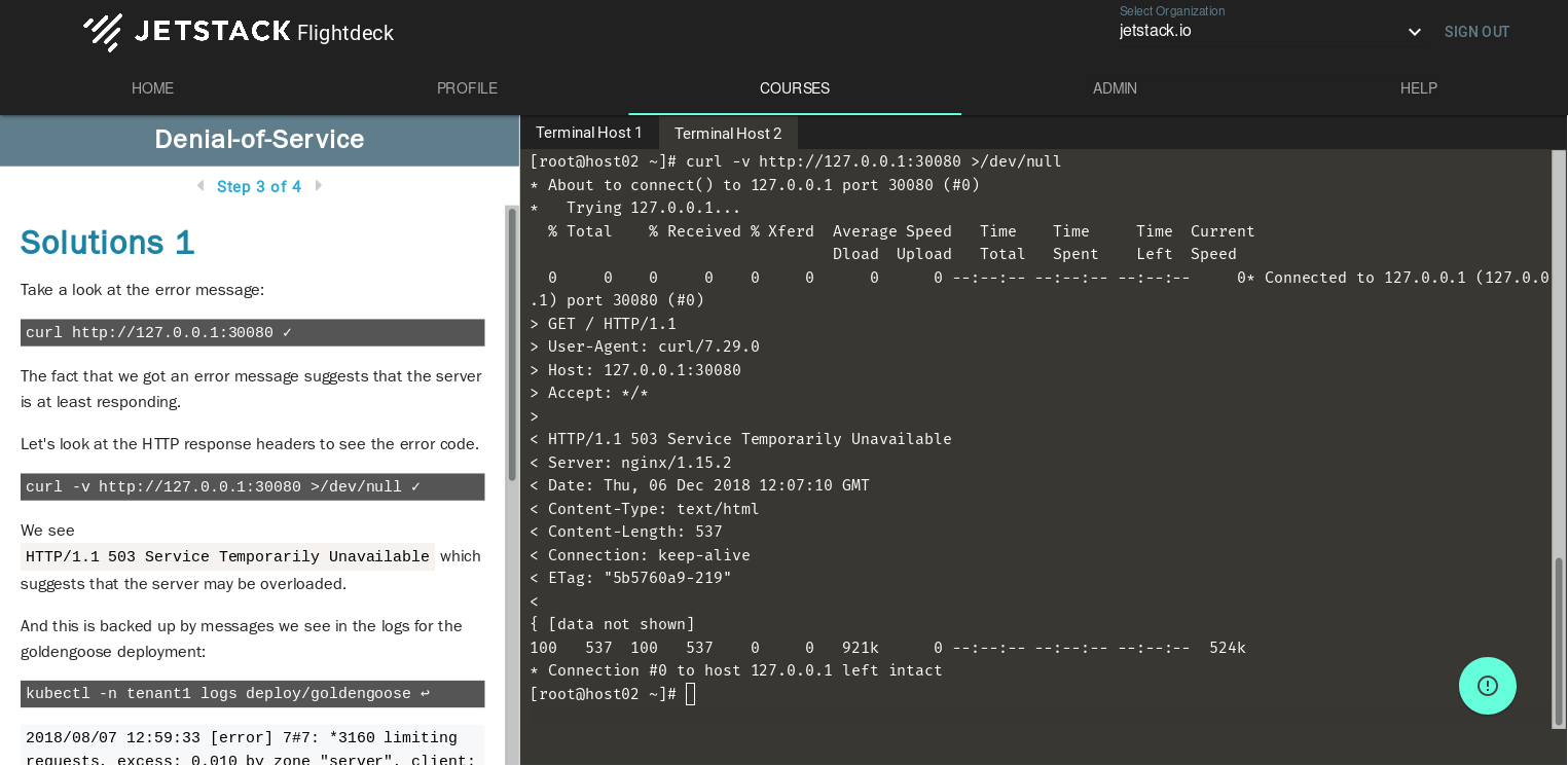 Jetstack Flightdeck