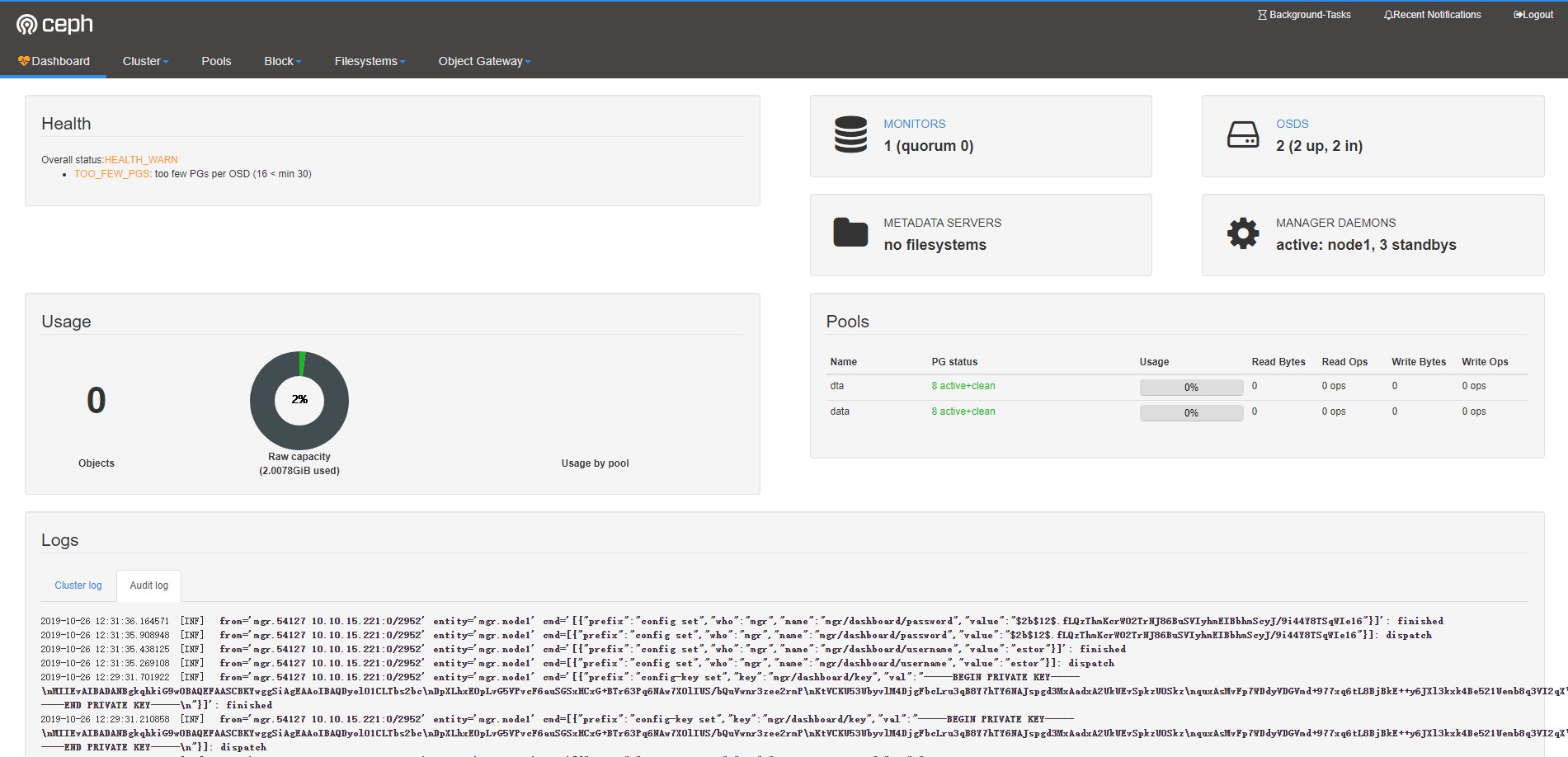 ceph-dashboard