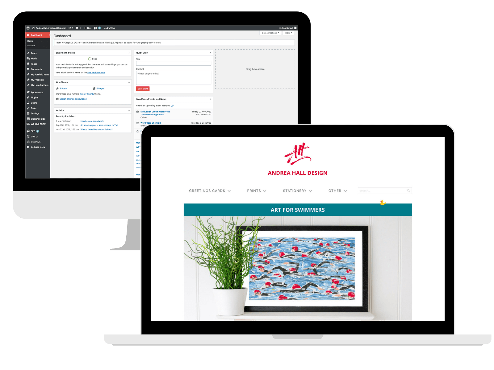 WordPress website designed and built by Rob Kendal
