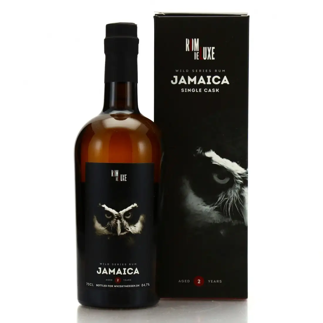 Image of the front of the bottle of the rum Wild Series Rum Jamaica No. 39 NYE/WK