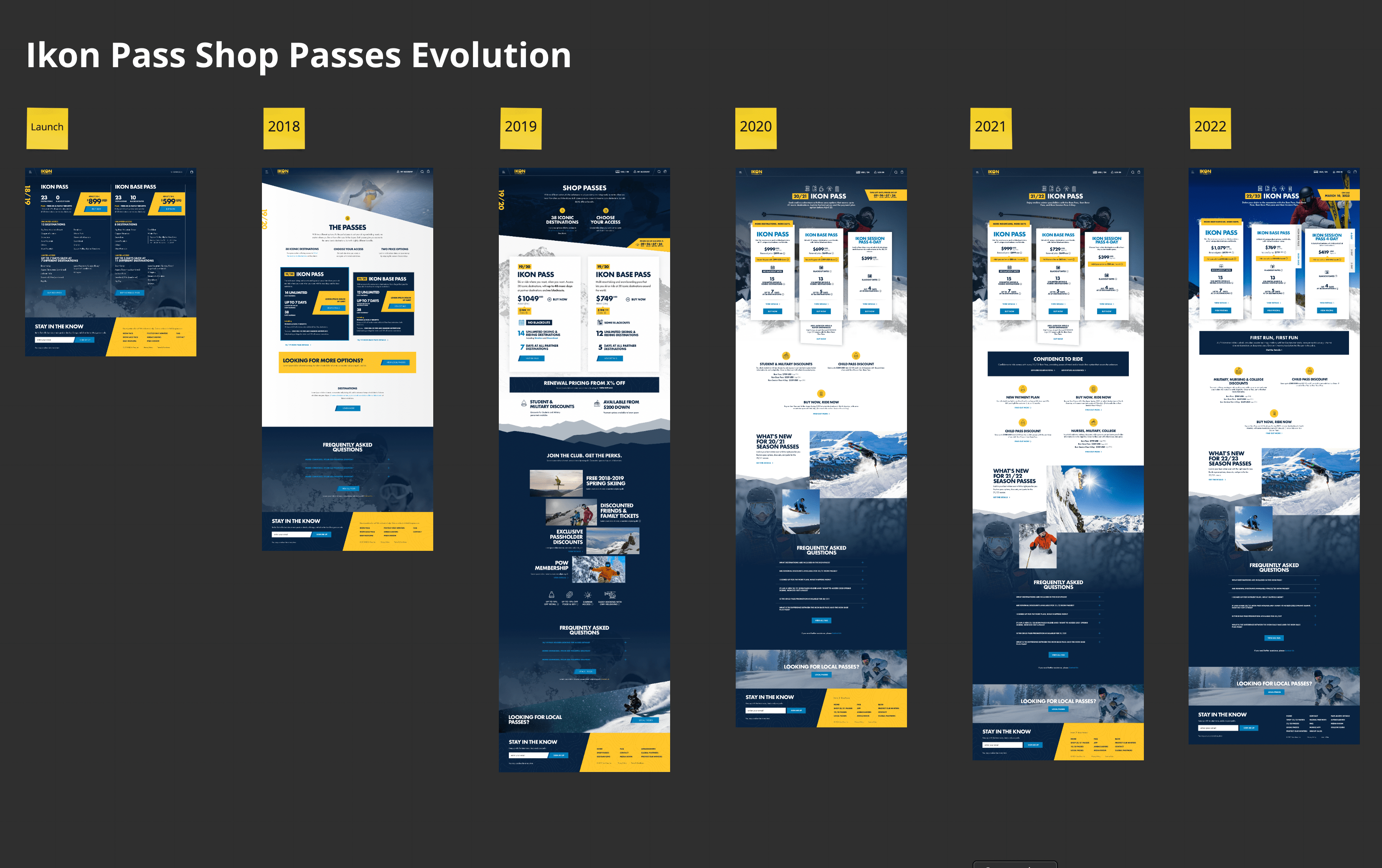Ikon Pass Shop Passes Evolution