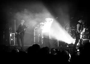 Photo of Bauhaus in concert at the Brixton Aca...