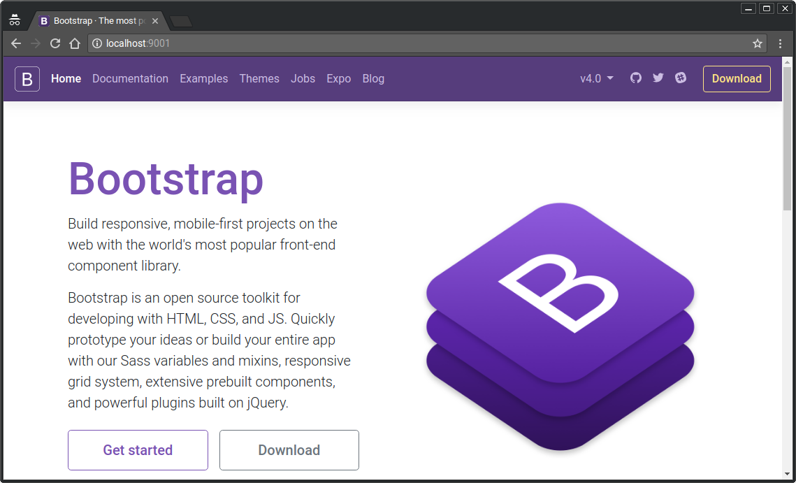 Dokumentasi boostrap offline