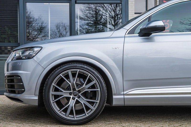 Audi SQ7 4.0 TDI Quattro Pro Line + , 435 PK, Valcona/Leder, Pano/Dak, 2017, Bose, 22'', Elekt. Trekhaak, 79DKM!! afbeelding 7